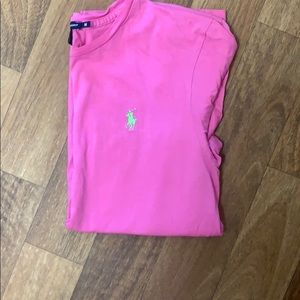 Pink Ralph Lauren tee